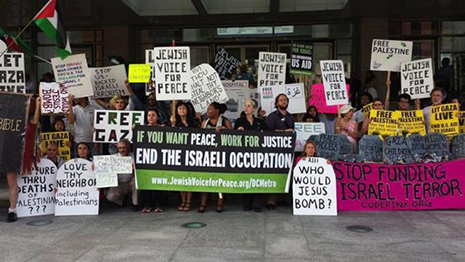 Jewish activists in New York City march against Israel`s war on Gaza